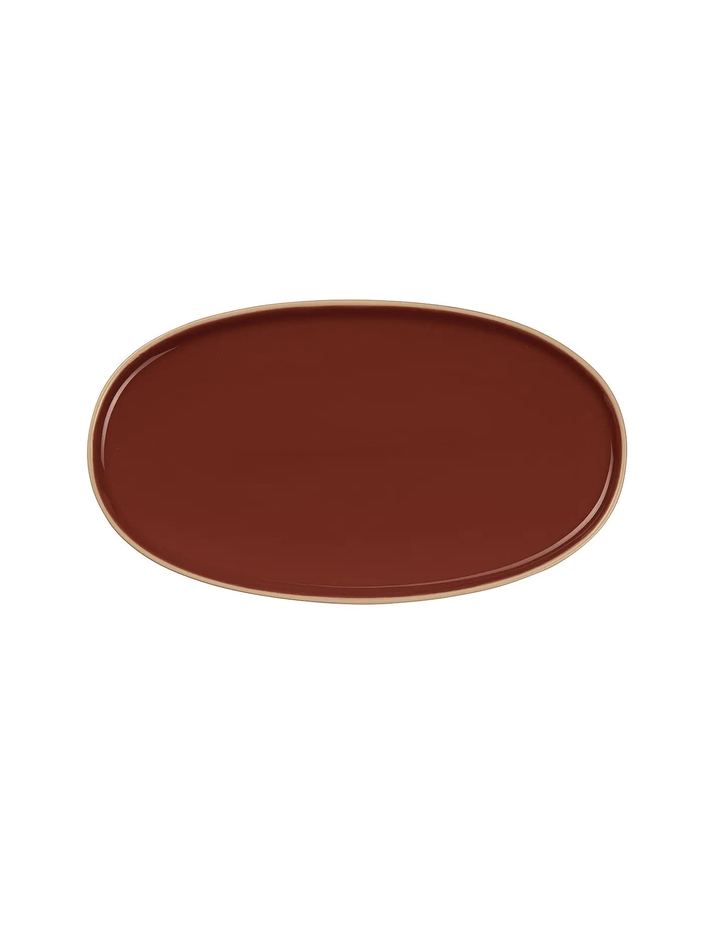 ASA SELECTION | Platte oval 25,5x16cm SEMANA Herb | rot